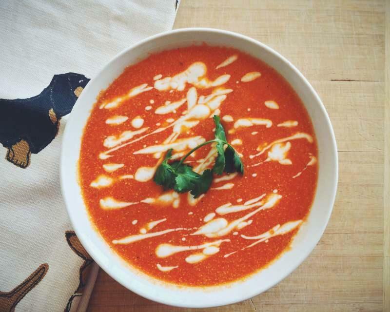 przepis na zupę z czerwonej papryki