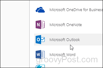 dodaj nową konfigurację do przycisku myszy w Outlooku 2