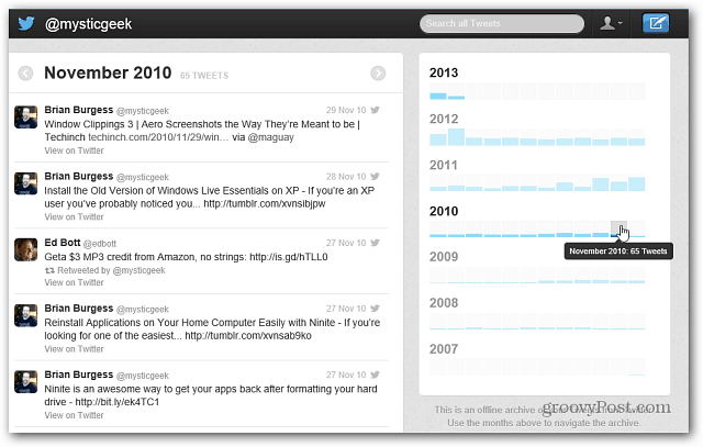 Jak pobierać i korzystać z całego archiwum historii serwisu Twitter