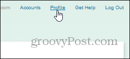 kliknij profil - usuń mint.com