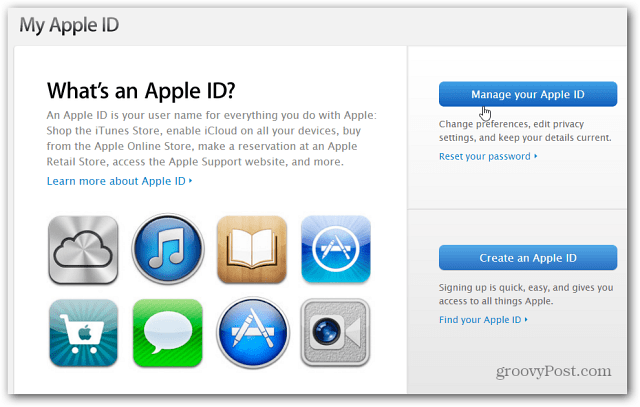 Mój identyfikator Apple