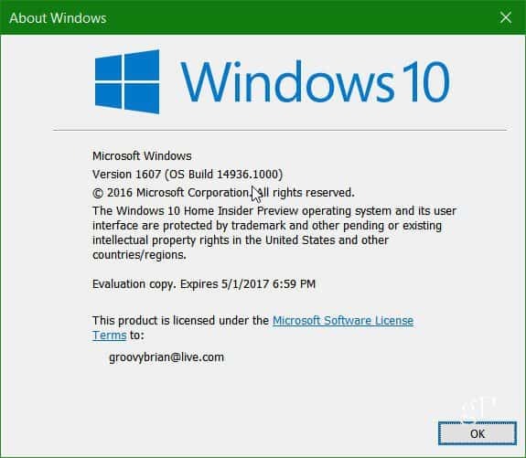 Microsoft wydaje Windows 10 Insider Preview Build 14936
