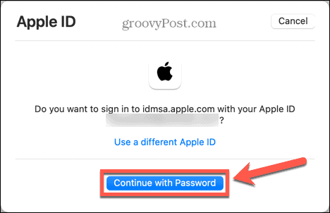 Apple Music kontynuuj z Apple ID