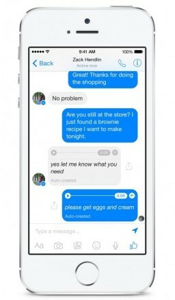 Facebook Messenger testuje funkcję konwersji głosu na tekst.