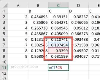 Odwołania do pojedynczych komórek w programie Excel