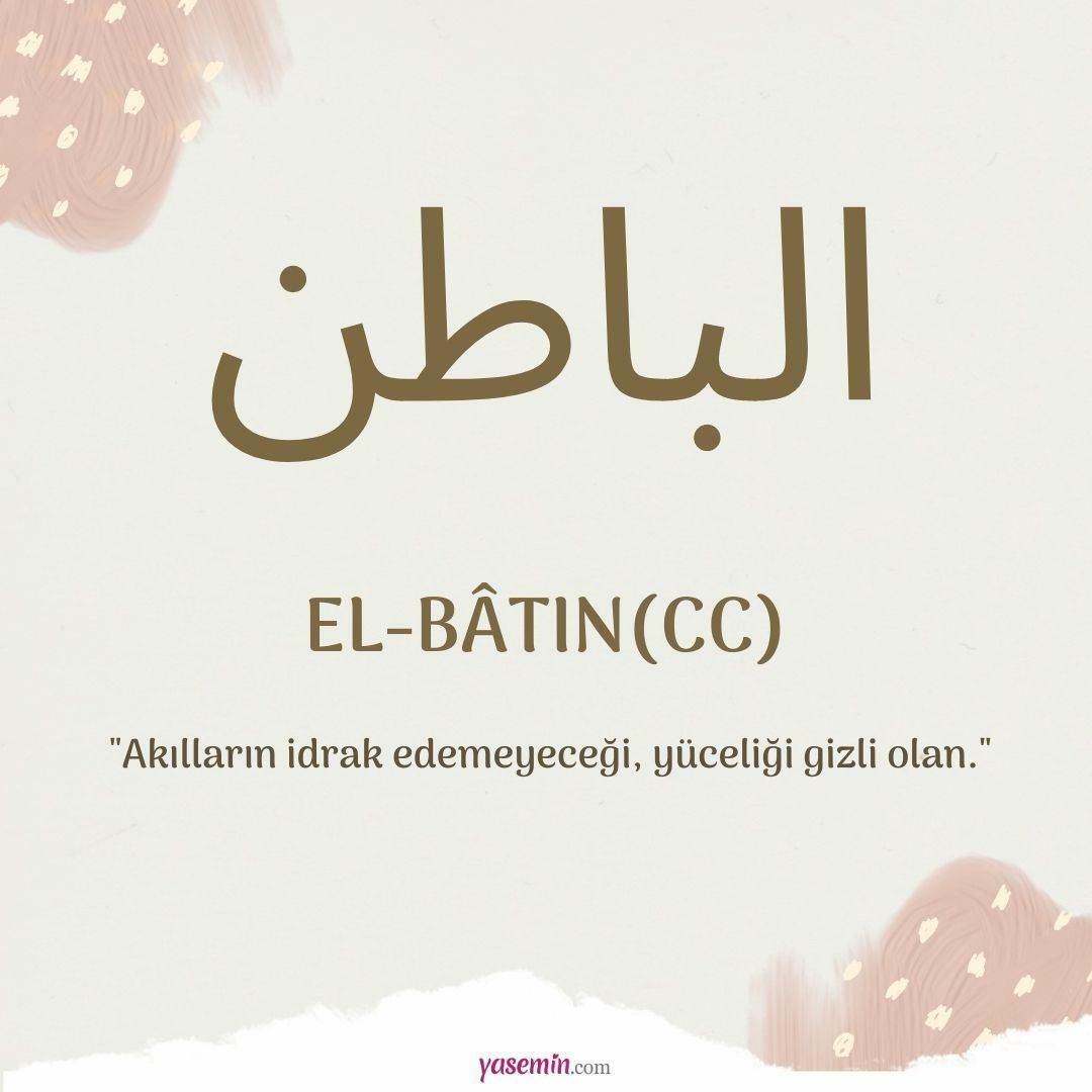 Co oznacza al-Batin (c.c.)?