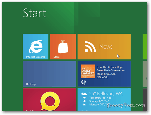 Wiadomości o Windows 8 Metro Desktop