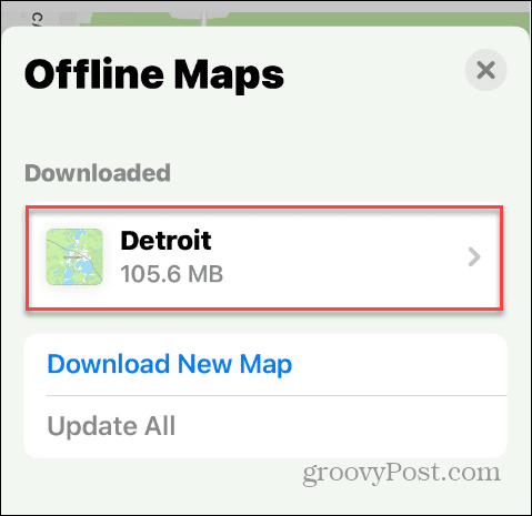 Pobierz Mapy Apple do użytku offline