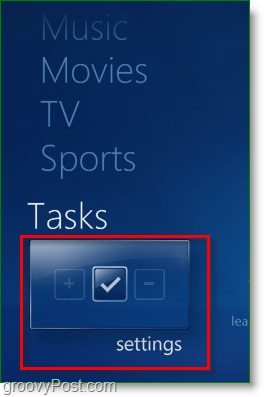 Windows 7 Media Center - kliknij zadania> <noscript> <img style =