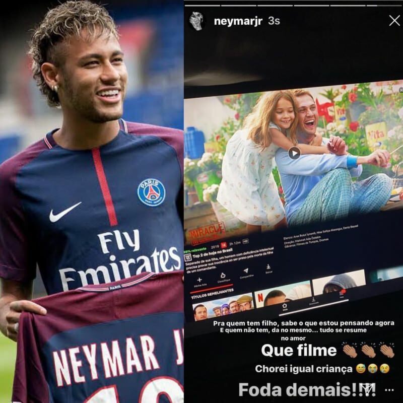 Światowej sławy piłkarz Neymar udostępnił turecki film ze swojego konta w mediach społecznościowych!