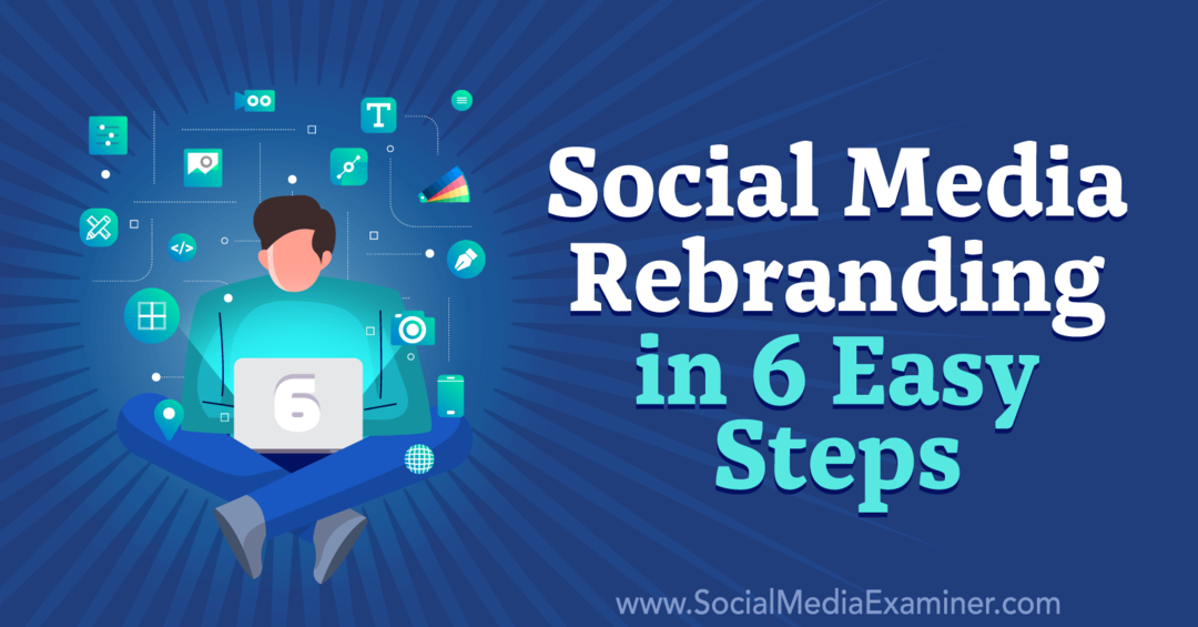 Rebranding w mediach społecznościowych w 6 prostych krokach autorstwa Corinny Keefe w portalu Social Media Examiner.