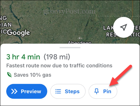 Zapisz trasę w Mapach Google
