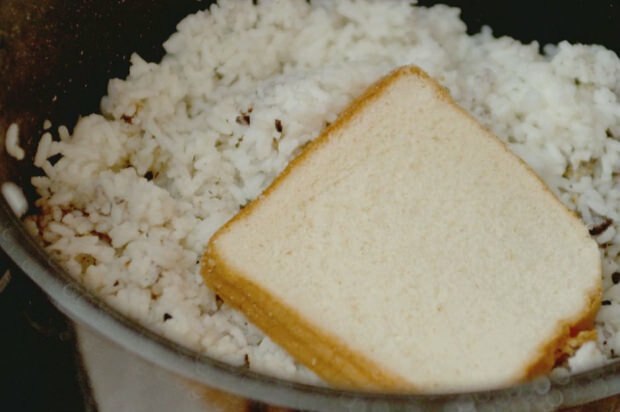 Jeśli położysz chleb na ryżu ...