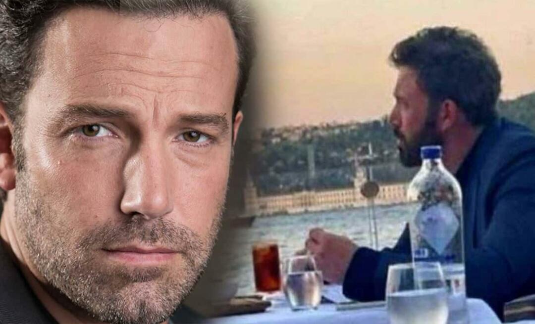 Ben Affleck cieszył się samotnie nad Bosforem! Kim jest Ben Affleck? Dlaczego w Stambule?