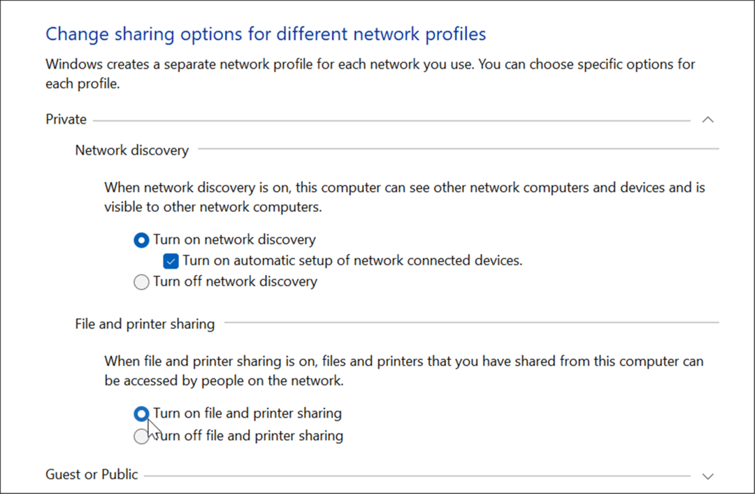 udostępnij drukarkę w systemie Windows 11