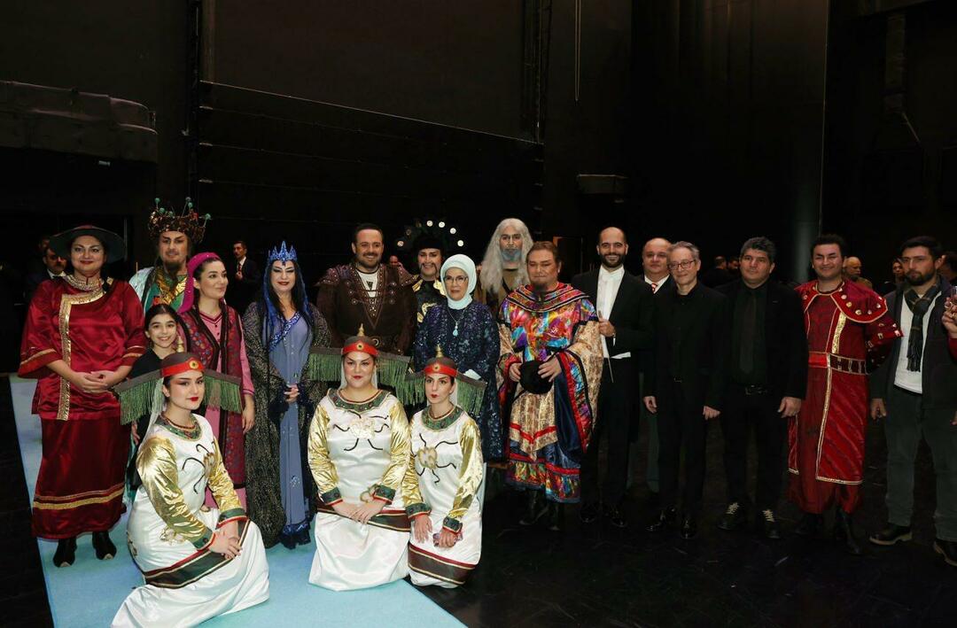 Emine Erdoğan oglądała operę Turandot