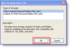 Utwórz nowy plik danych programu Outlook:: groovyPost.com