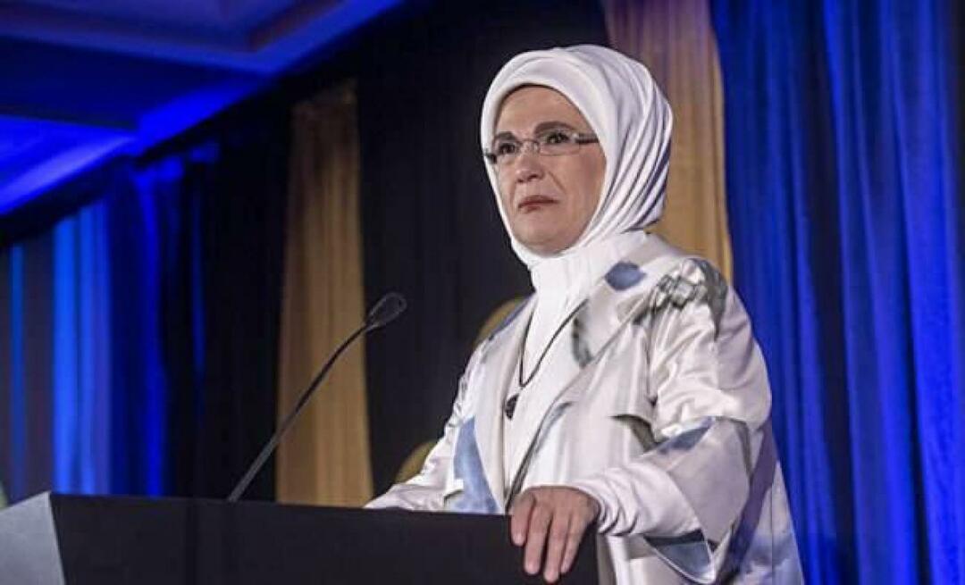 Podziękowania od Emine Erdoğan za prezent zero waste w postaci Małego Atahana