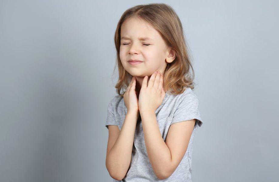 ból gardła u dzieci