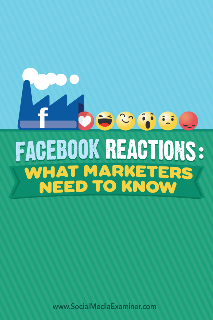 Reakcje na Facebooku: co marketerzy powinni wiedzieć: Social Media Examiner
