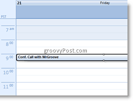Kalendarz programu Outlook 2007