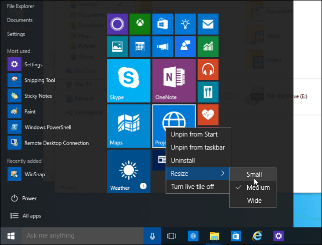 Wskazówka dla systemu Windows 10: Spraw, aby miejsce w menu Start było wydajne