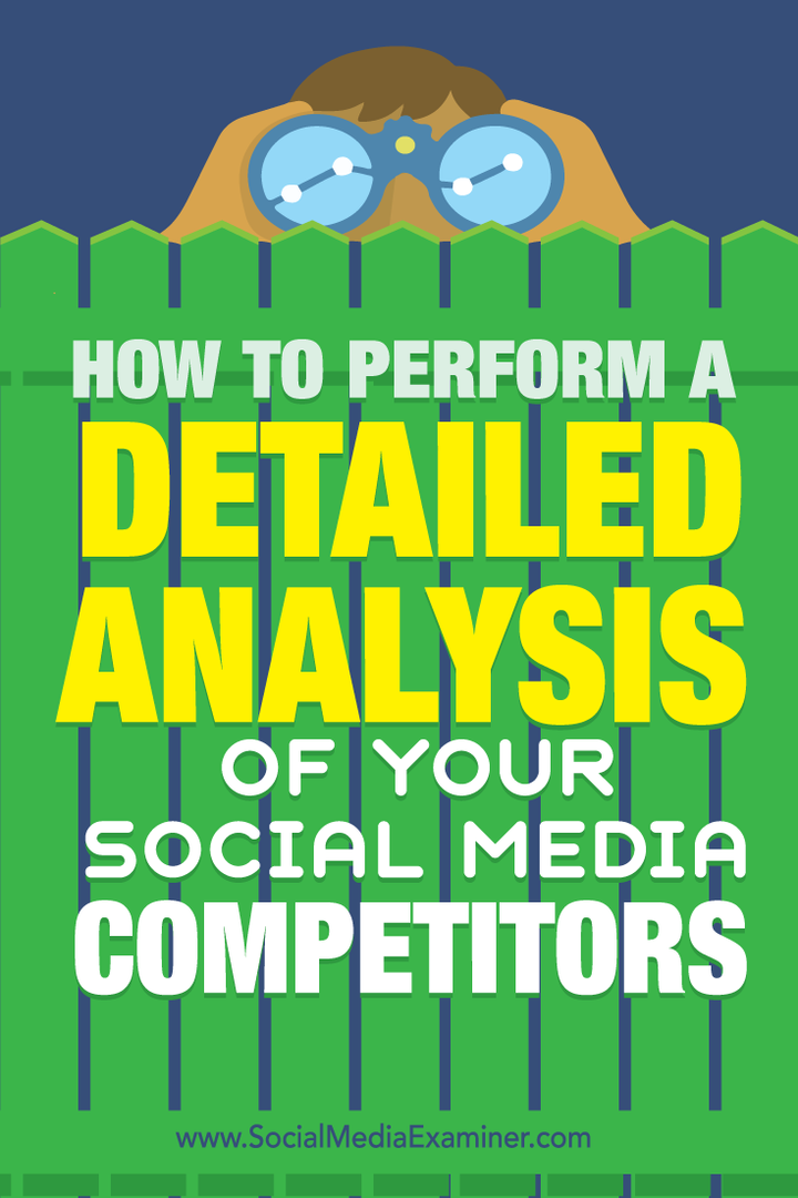Jak przeprowadzić szczegółową analizę konkurencji w mediach społecznościowych: ekspert ds. Mediów społecznościowych