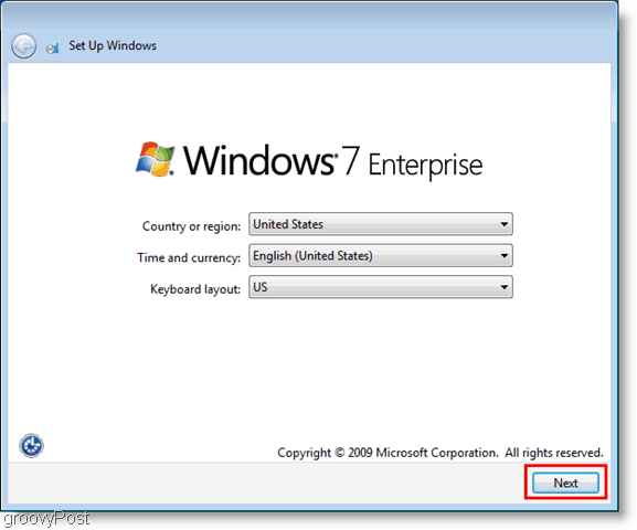 instalacja i konfiguracja początkowa systemu Windows 7 Enterprise VHD