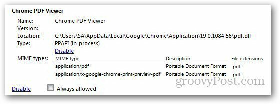 Przeglądarka PDf Chrome 4