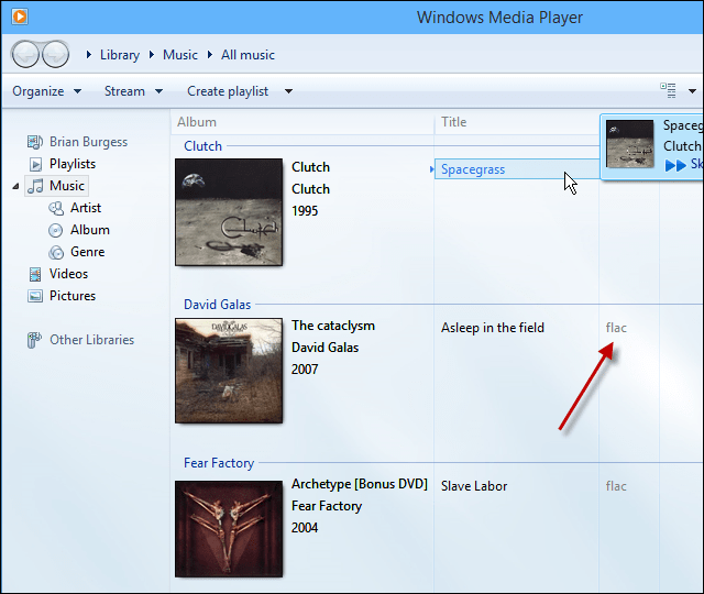 Obsługa Flac Windows Media Player