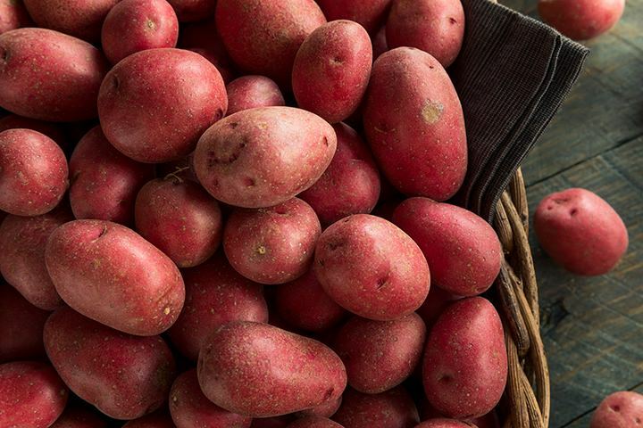 korzyści z czerwonych ziemniaków