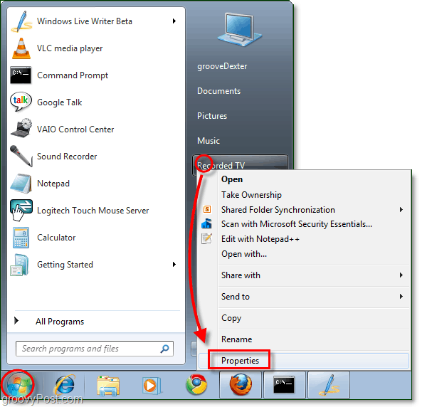 telewizja nagrana w systemie Windows 7 wymiana
