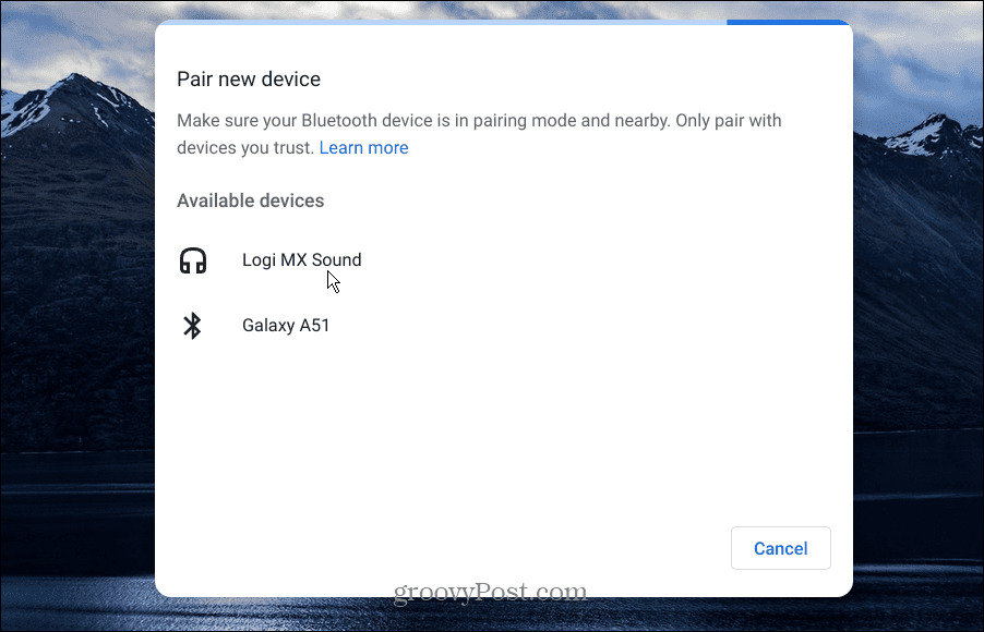 Dźwięk nie działa na Chromebooku