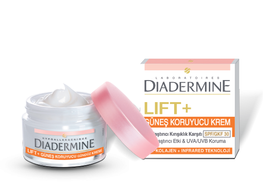 Jak stosować Diadermine Lift + Sunscreen Spf 30 Cream