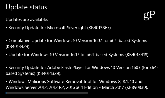 Zbiorcza aktualizacja systemu Windows 10 KB4013429 dostępna teraz