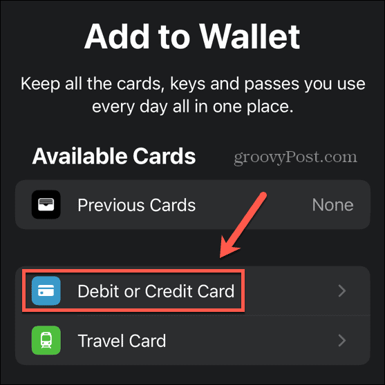 Apple Pay kartami debetowymi lub kredytowymi