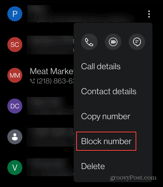 Zablokuj numer na Androidzie
