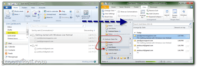 Eksportuj pocztę Windows do programu Outlook Exchange