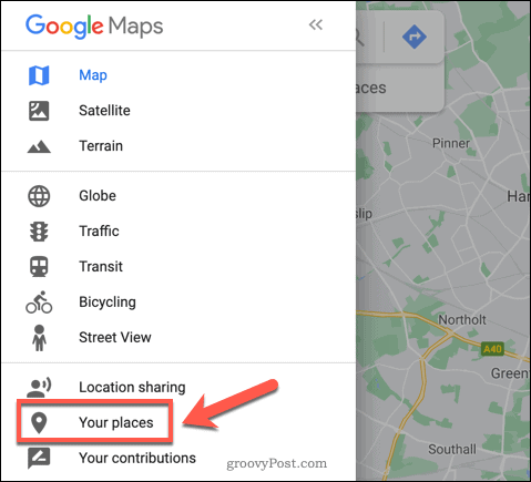 Mapy Google Twoje miejsca