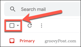 Gmail Wybierz przycisk e-mail