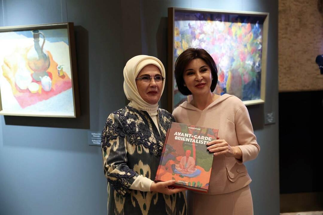 Wizyta Emine Erdogan w Samarkandzie! Odwiedziłem wystawę Kolory Uzbekistanu