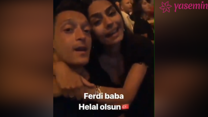 Piosenka ojca Ferdiego od Amine Gülşe i Mesut Özil!