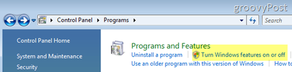 Instrukcje instalacji lub włączania narzędzia do wycinania systemu Windows Vista