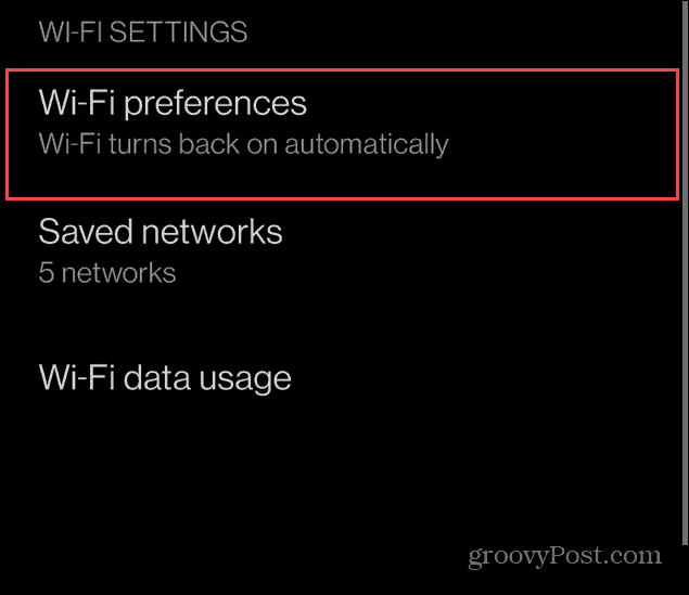 Włącz Wi-Fi Androida automatycznie