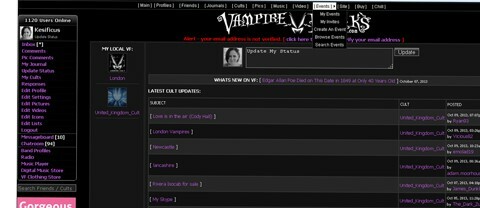 sieć maniaków wampirów