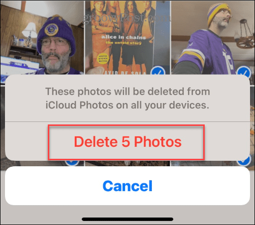 Zablokuj zdjęcia na iPhonie