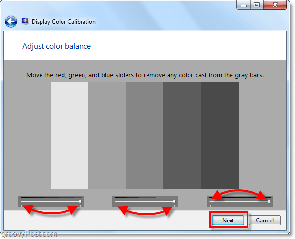 Instrukcje kalibracji koloru ekranu systemu Windows 7 za pomocą narzędzia dccw.exe