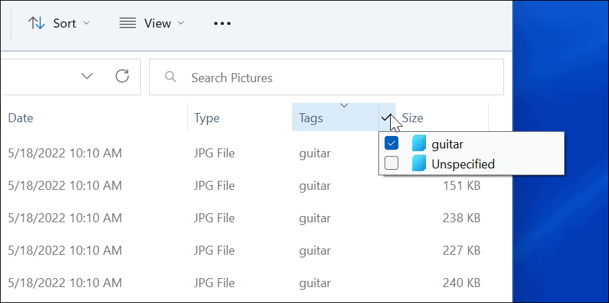 Dodaj tagi do plików w systemie Windows 11
