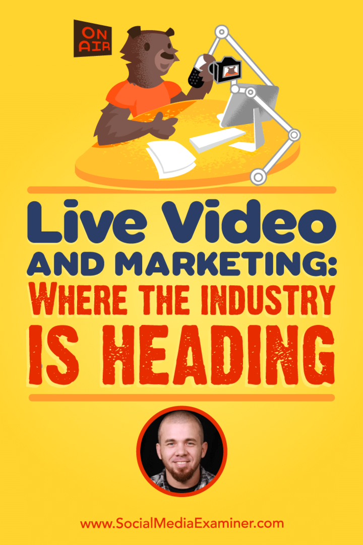 Wideo na żywo i marketing: gdzie zmierza przemysł: ekspert ds. Mediów społecznościowych