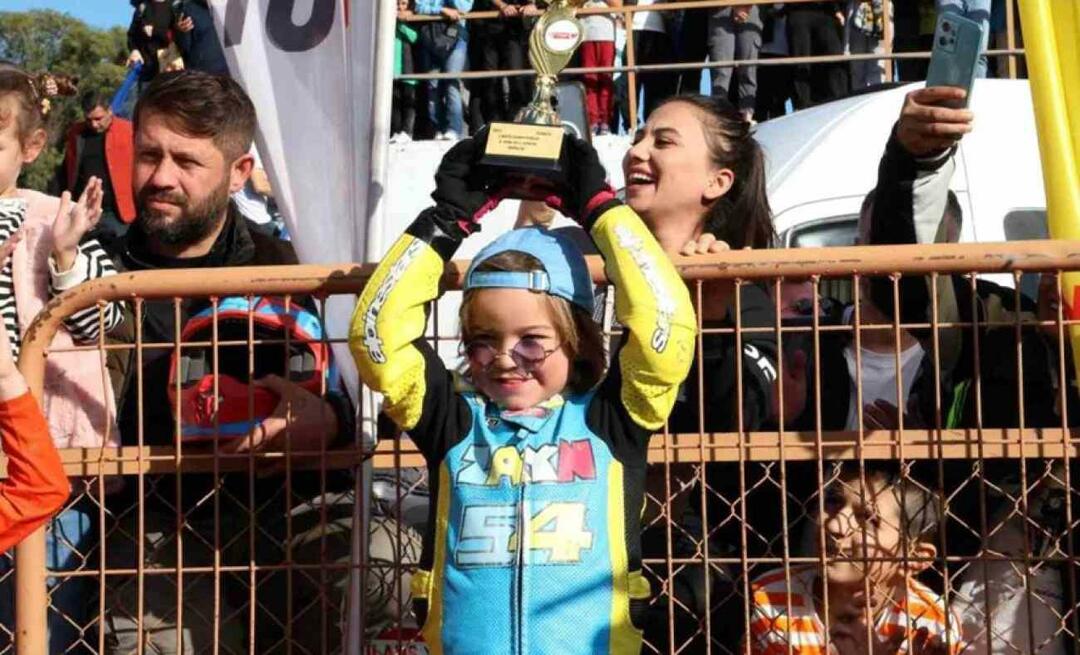Radość z mistrzostw od 4-letniego syna Kenana Sofuoğlu, Zayna!